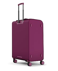 ESCAPE'S 大容量 約80L ソフトスーツケース ソフトキャリーバッグ Lサイズ 65cm 80L ストッパー付キャスター